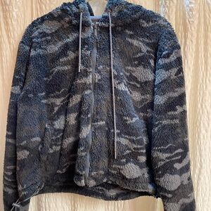 Dickies Gray Camo Fleece Jacket